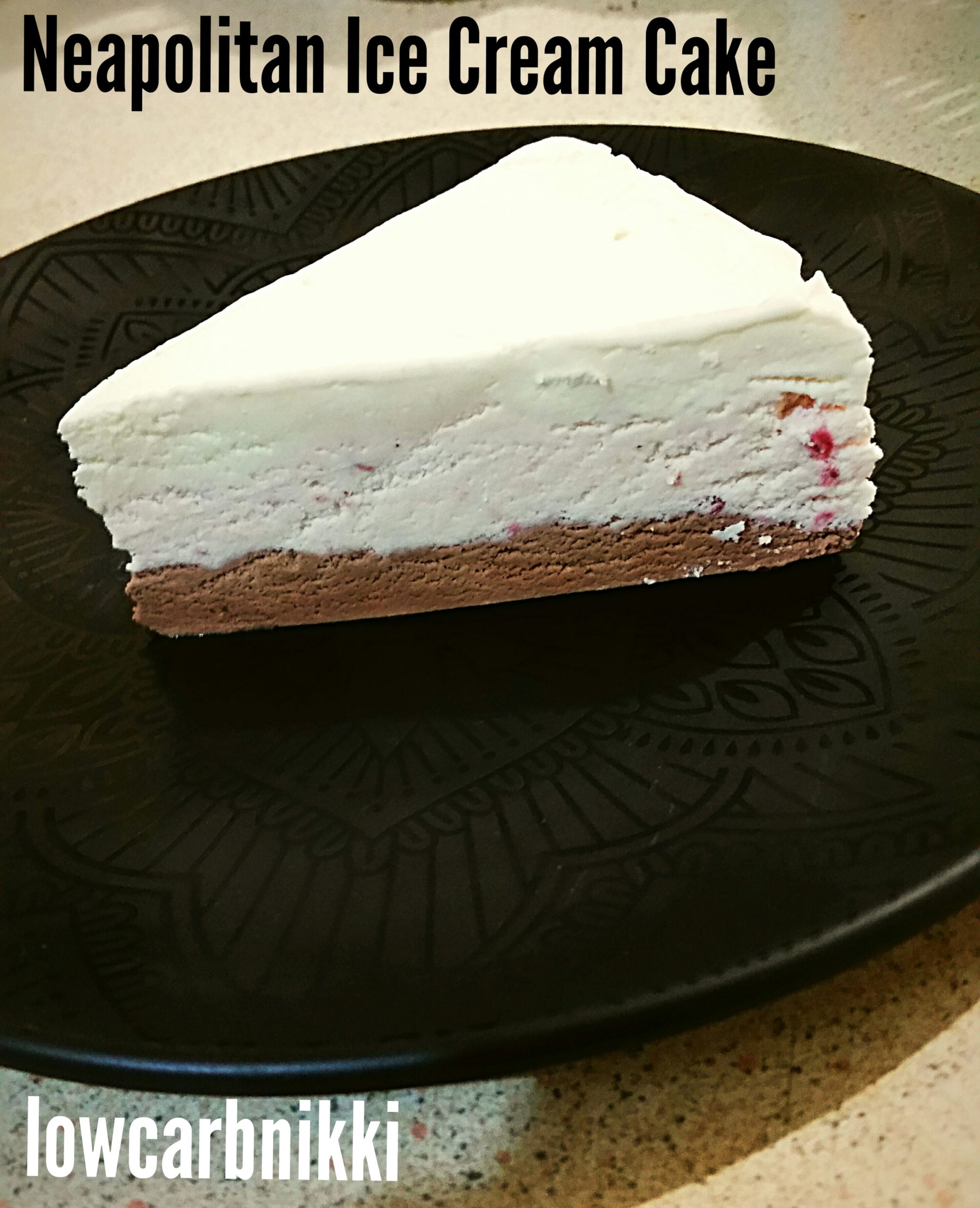 Homemade Neapolitan Ice Cream Cake Recipe - Sugar Spices Life