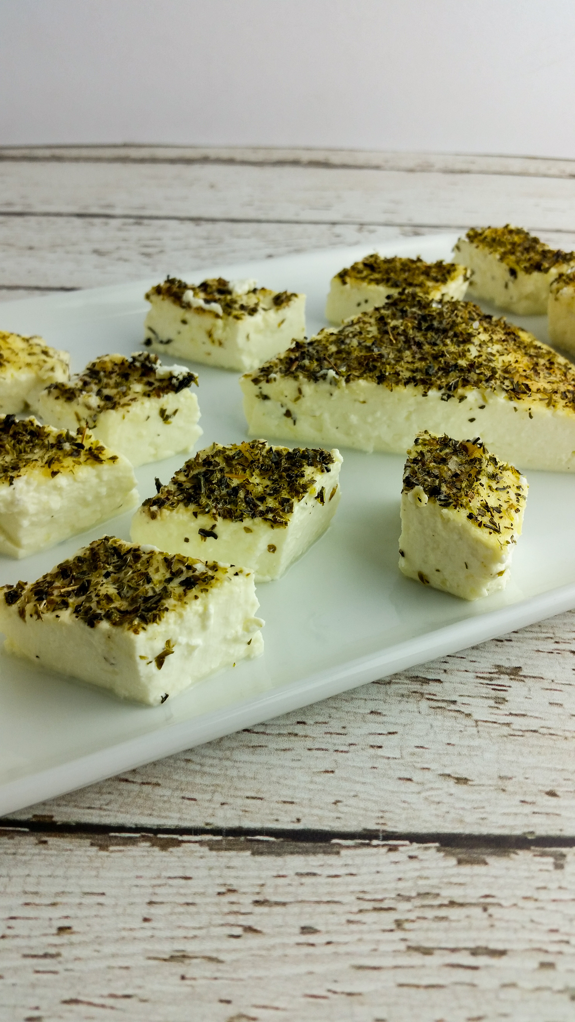 Oregano and Garlic Baked Ricotta