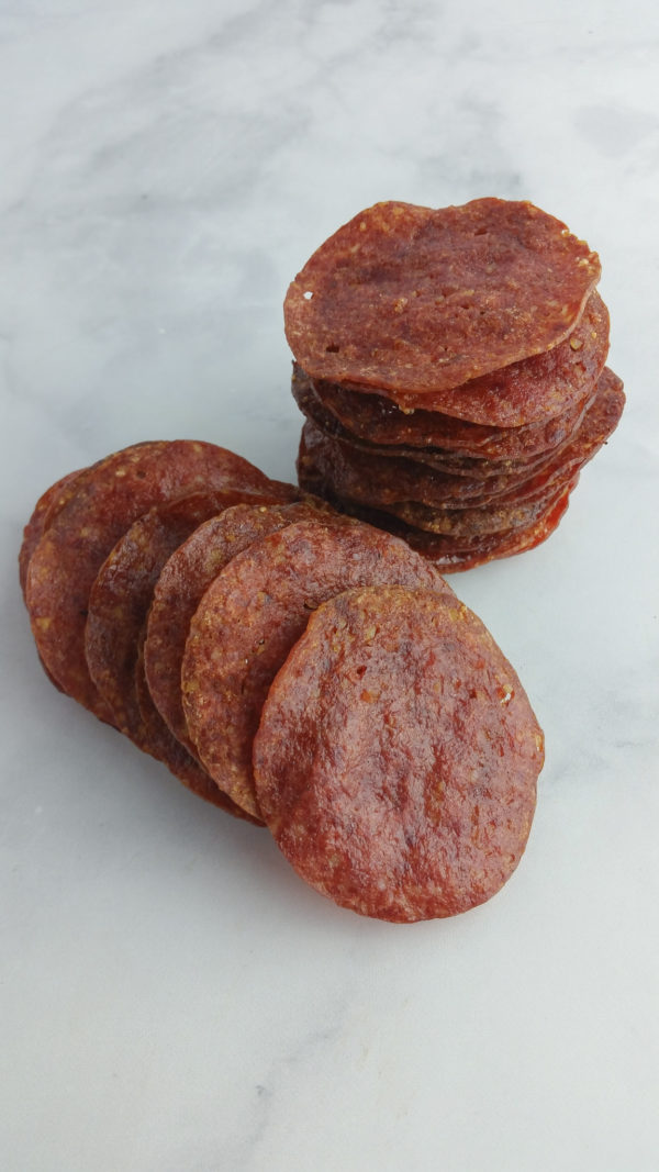 Air Fryer Salami Chips