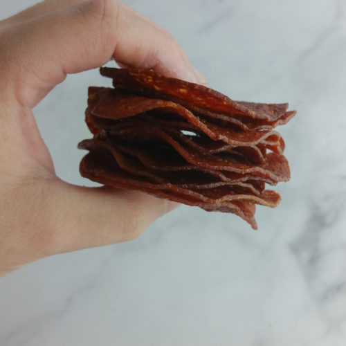 Air Fryer Salami Chips